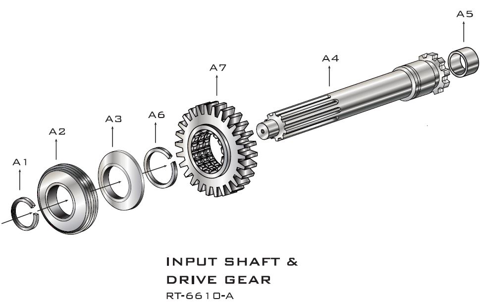 Input Shaft & Drive Gear - 10373-8-94-6610 | Gearcentre Canada| Heavy  Light-Duty Transmissions Differentials PTO Transfer Case